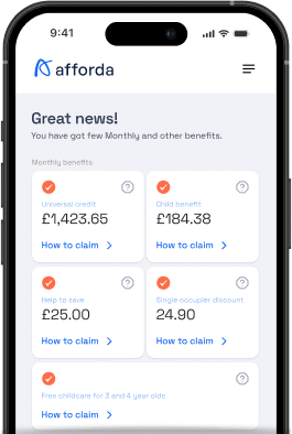 Afforda mobile app